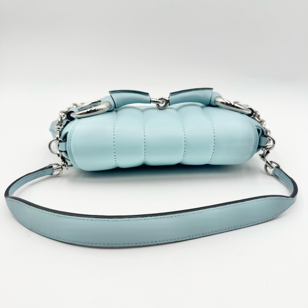 NEW Gucci Matelasse Small Maxi Horsebit Chain Shoulder Bag - Picture 7 of 15